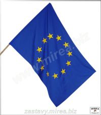 Zástava EÚ 150x100 bavlnená - (EUZ-1510ba)